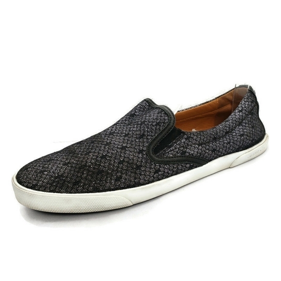 Jimmy Choo Demi Metallic Glitter Slip On Sneakers - Picture 1 of 12